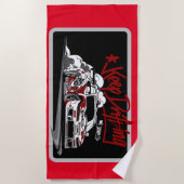 RACING AUTO BEHALTE DREHEN UND KRAPPEN SIE ES! STRANDTUCH (Vorderseite)