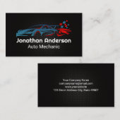 Racing Auto Car | Teile und Dienstleistungen Visitenkarte (Vorne/Hinten)