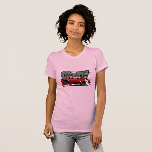 RACING AUTO VOLLSTÄNDIGE GESCHWINDIGKEIT! Frau T S T-Shirt (Vorne ganz)