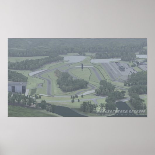 Racing Barber Motorsport Park Poster (Vorne)