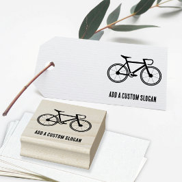 Racing Bicycle - Road Cyclist Transport - eigener Gummistempel