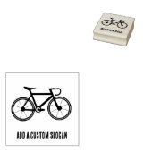 Racing Bicycle - Road Cyclist Transport - eigener Gummistempel (Stempel)