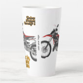 Racing Bike Art Milchtasse (Vorderseite)