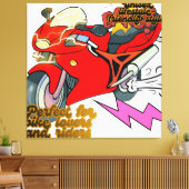  Racing Bike Art Speed Leinwanddruck (Insitu (Wohnzimmer))