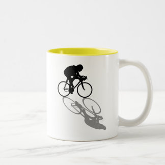 Racing Bike Cyclists Radfahren Sportfans Geschenk Zweifarbige Tasse