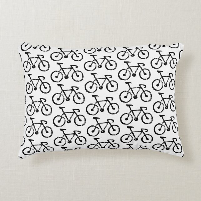 Racing Bike Print Accent Pillow Dekokissen (Vorderseite)