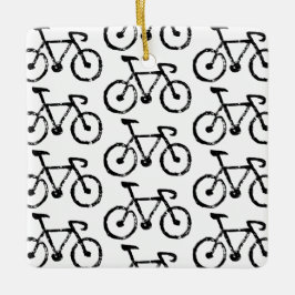 Racing Bike Print Ornament