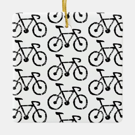 Racing Bike Print Ornament (Vorderseite)