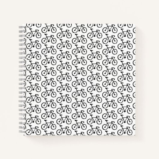 Racing Bike Print Spiral Notebook Notizblock (Vorderseite)