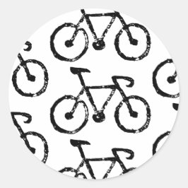 Racing Bike Print Sticker