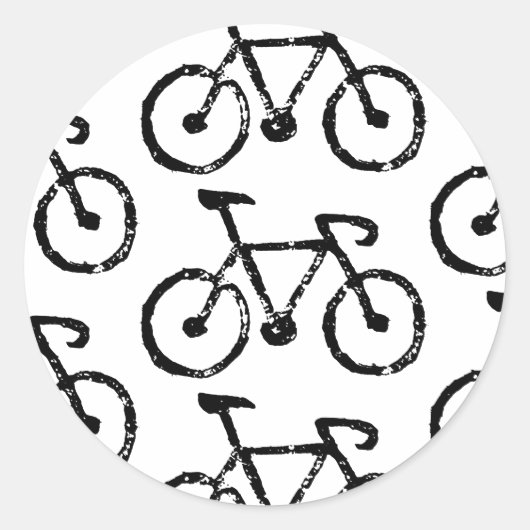 Racing Bike Print Sticker (Vorderseite)