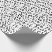 Racing Bike Print Wrapping Paper Geschenkpapier (Ecke)