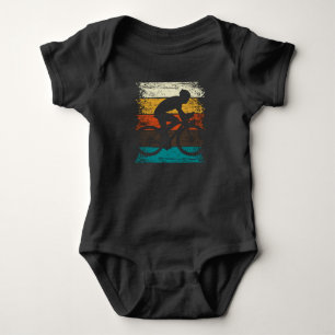 RACING BIKE RETRO Road Biker Racing Bike Rider Baby Strampler
