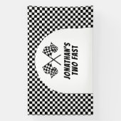 Racing Birthday Two Fast backdrop banner (Vertikal)