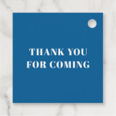 Racing Car 2. Geburtstag Danke Geschenkanhänger (Rückseite)