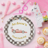 Racing Car Birthday Papiertafel Pappteller (Party)