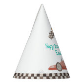 Racing Car Boy Birthday Party Hat Partyhütchen (Links)