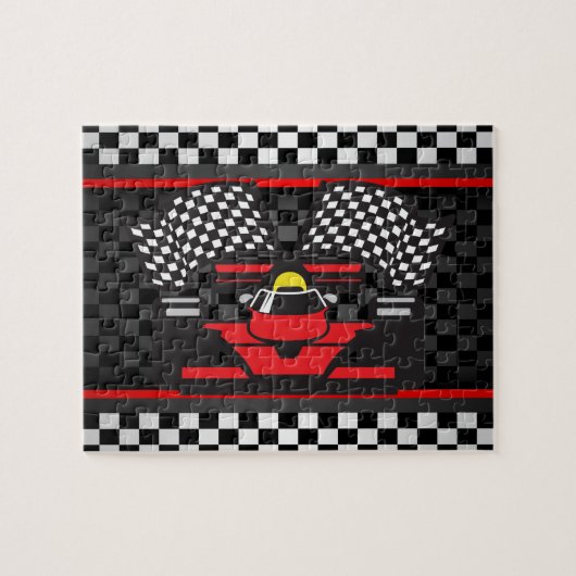 Racing Car Design Jigsaw Puzzle (Horizontal)