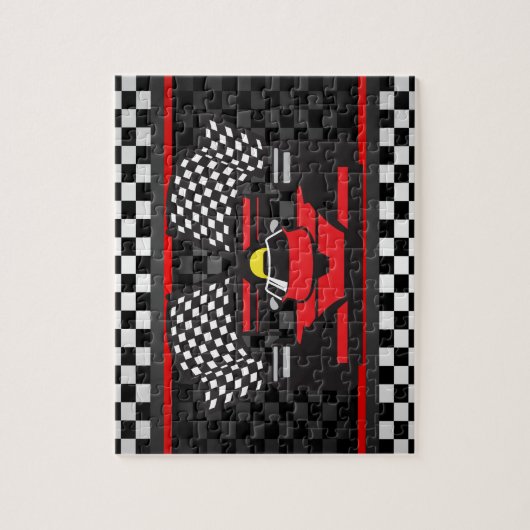 Racing Car Design Jigsaw Puzzle (Vertikal)