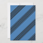 Racing Car Geburtstagsparty Einladung (Rückseite)