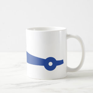 Racing Car Illustration auf T - Shirt gedruckt Kaffeetasse