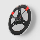 Racing Car Lenkrad Gran Turismo Film GT7 Runde Wanduhr (Winkel)
