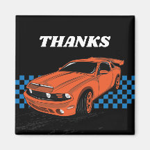 Racing Car Magnet, Parvour