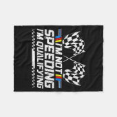 Racing Car Not Speeding Im Qualifying Race Men Kid Fleecedecke (Vorderseite (Horizontal))