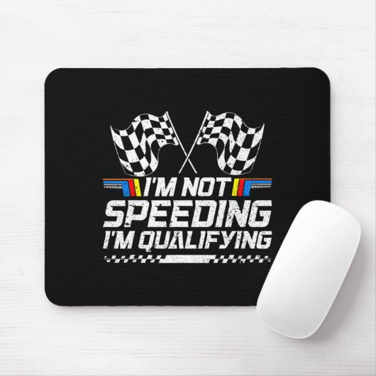 Racing Car Not Speeding Im Qualifying Race Men Kid Mousepad (Mit Mouse)