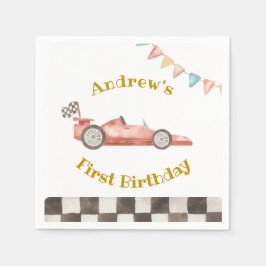 Racing Car Party Paper Napkin Serviette