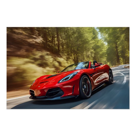 RACING CAR POSTER (Vorderseite)