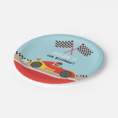 Racing Car Racer Boys Geburtstagsgeschenke Pappteller (Schrägansicht)