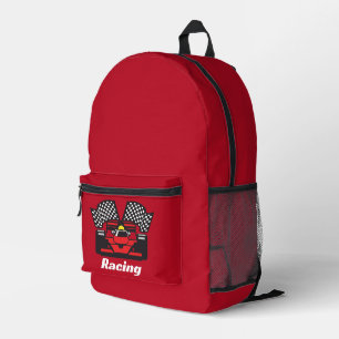 Racing Cars Design Back Pack Bag Bedruckter Rucksack
