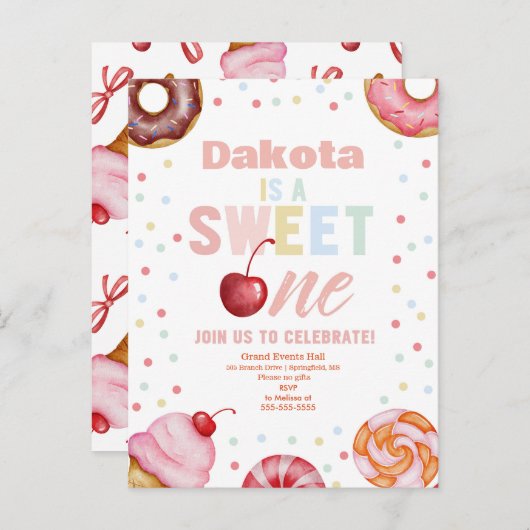 Racing Checkered Flag Einladung (Vorne/Hinten)