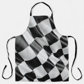 Racing Checkered Flag Oval Track oder Drag Race Schürze (Vorderseite)