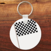 Racing Checkered Flags Schlüsselanhänger (Vorderseite)