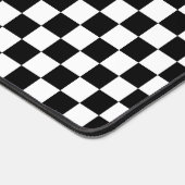 Racing Checkered Sieger Flag Schwarz-Weiß Schreibtischunterlage (Ecke)