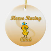 Racing Chick Keramikornament (Vorne)