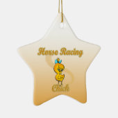 Racing Chick Keramikornament (Rechts)