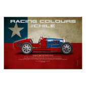 Racing Colours of Chile Poster (Vorderseite)