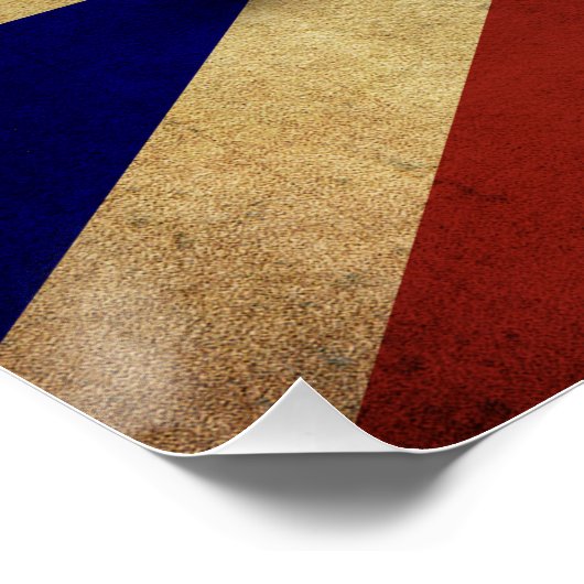 Racing Colours of Great Britain Poster (Ecke)