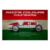 Racing Colours of Hungary Poster (Vorderseite)