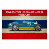 Racing Colours of Siam Poster (Vorderseite)