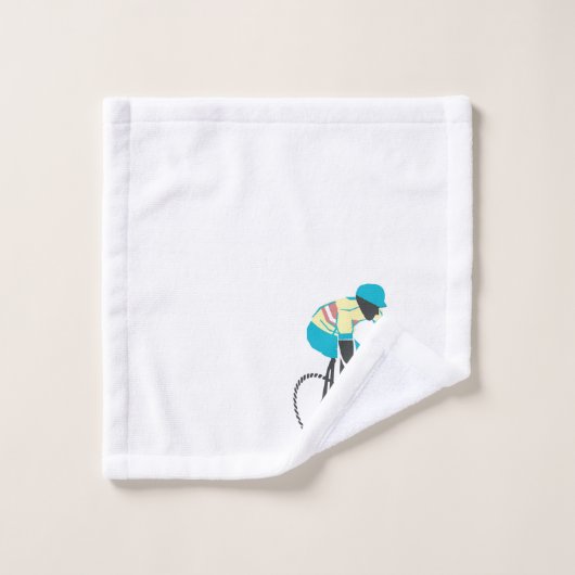 Racing Cyclist #2 Badhandtuch Set (Waschlappen)