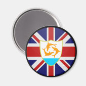 Racing der Anguilla-Qualität Magnet (Vorderseite/Rückseite)