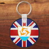 Racing der Anguilla-Qualität Schlüsselanhänger (Vorderseite)