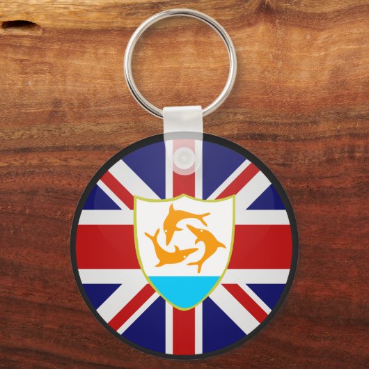 Racing der Anguilla-Qualität Schlüsselanhänger (Vorderseite)