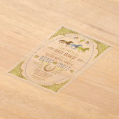 Racing Derby Day Party Art Deco Acryleinladungen (Ablage )