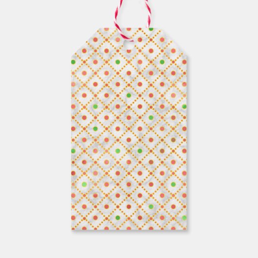 Racing Derby Day Party Farbenfroh Vielen Dank Geschenkanhänger (Rückseite)