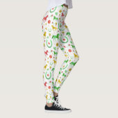 Racing Derby Day Party farbenfrohe Muster Leggings (Rechts)